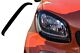 Farovi Covers Eyebrows Trim za SMART ForTwo C453 A453 ForFour W453 (2014-Up)